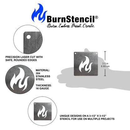 BurnStencil® - Tulip (Mini)