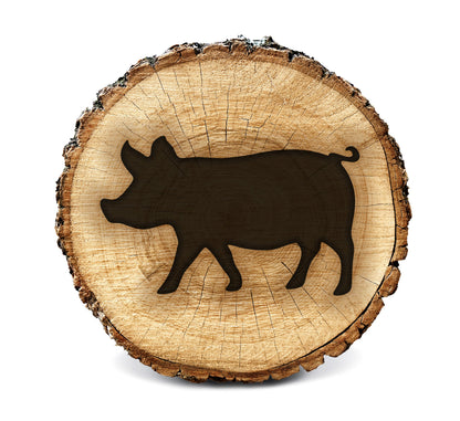 BurnStencil® - Pig (Side Profile)